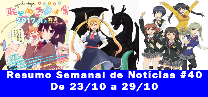 In Anime we Trust: Resumo Semanal de Notícias #24: De 08/07 a 14/07