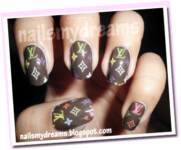 Nails My Dreams: Multicolored LV!...