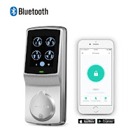Bluetooth Keyless Entry Smart Door Lock (PGD 728) Patented Touchscreen