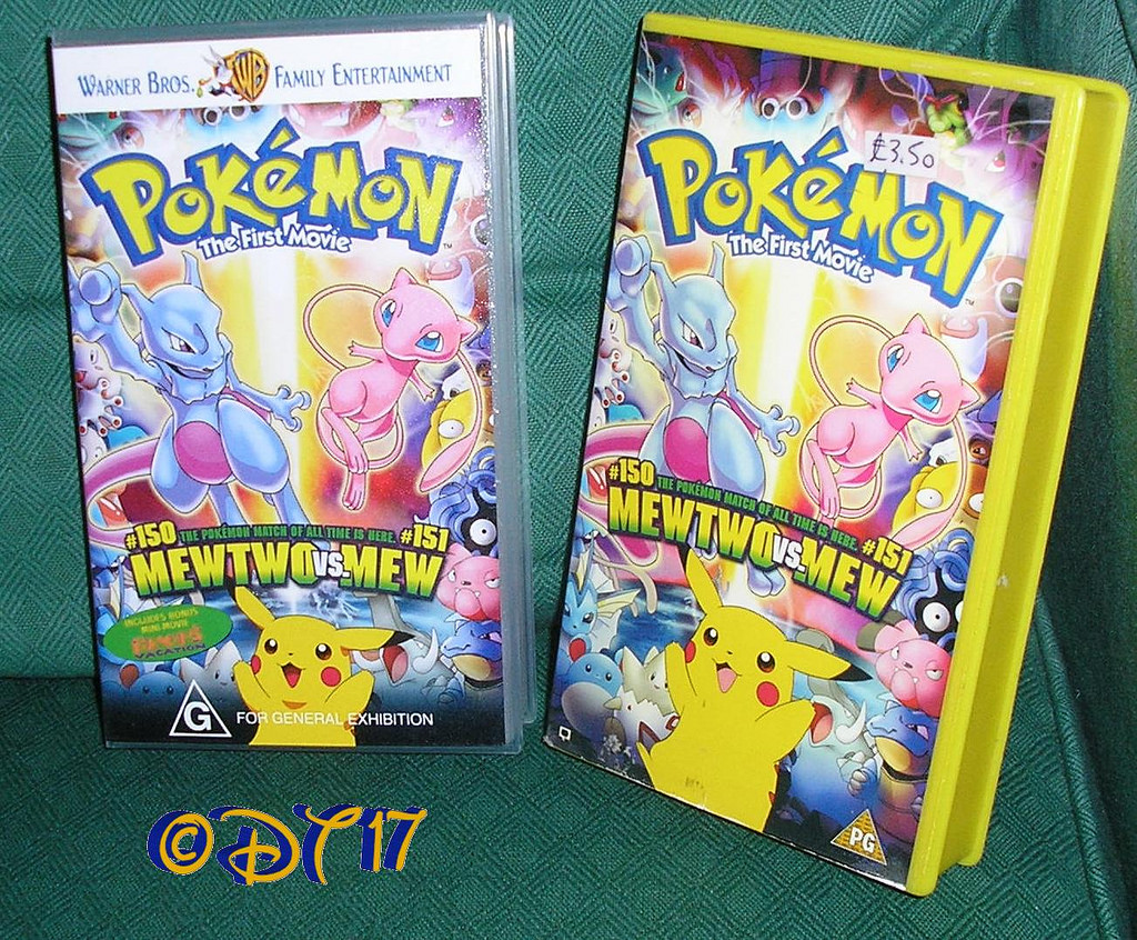 Pokémon O Filme Mewtwo X Mew Vhs Original Dublado