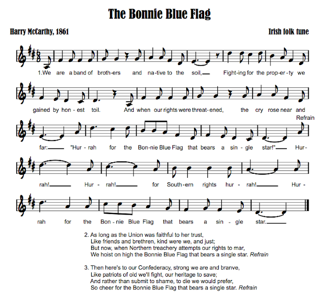 Bonnie Blue Flag – (Confederate song)