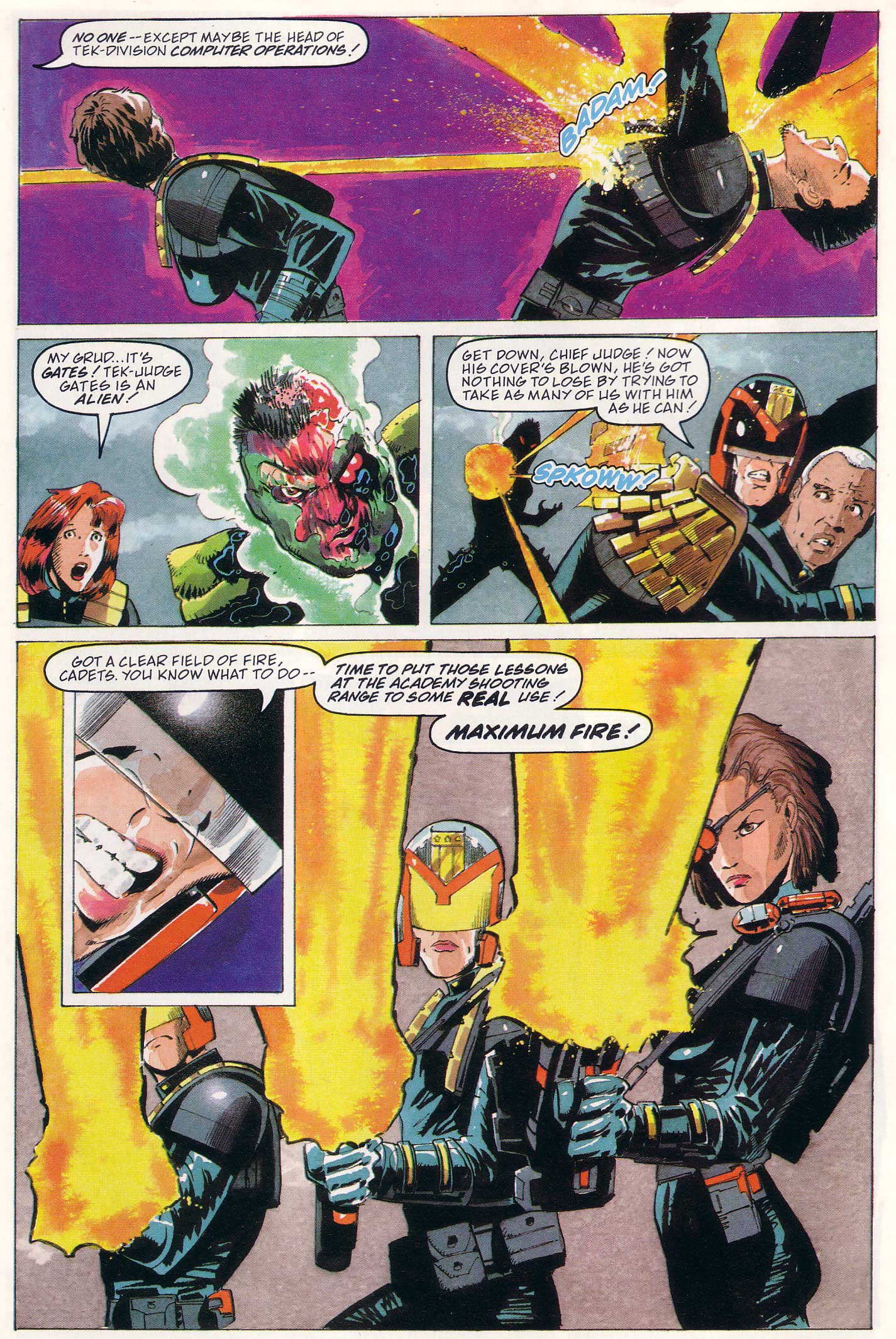 Read online Judge Dredd Lawman of the Future comic -  Issue #23 - 10