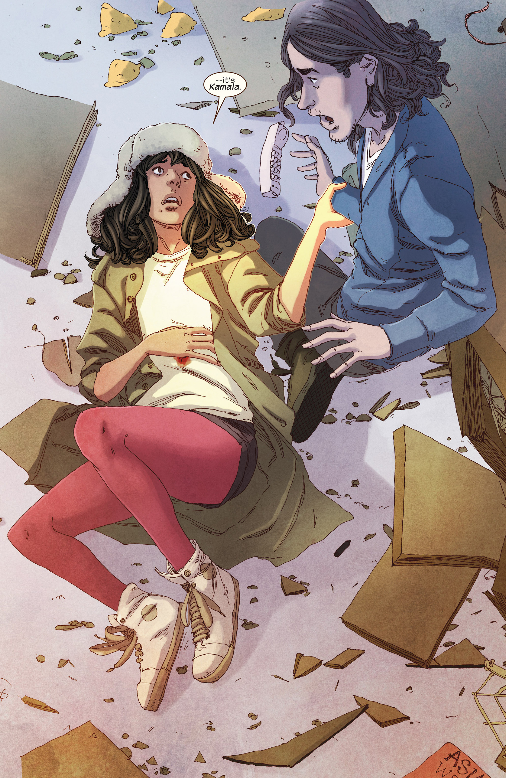 Read online Ms. Marvel (2014) comic -  Issue #4 - 5