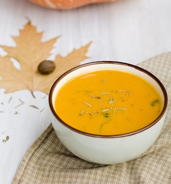 recipe for butternut squash soup with nutmeg spice