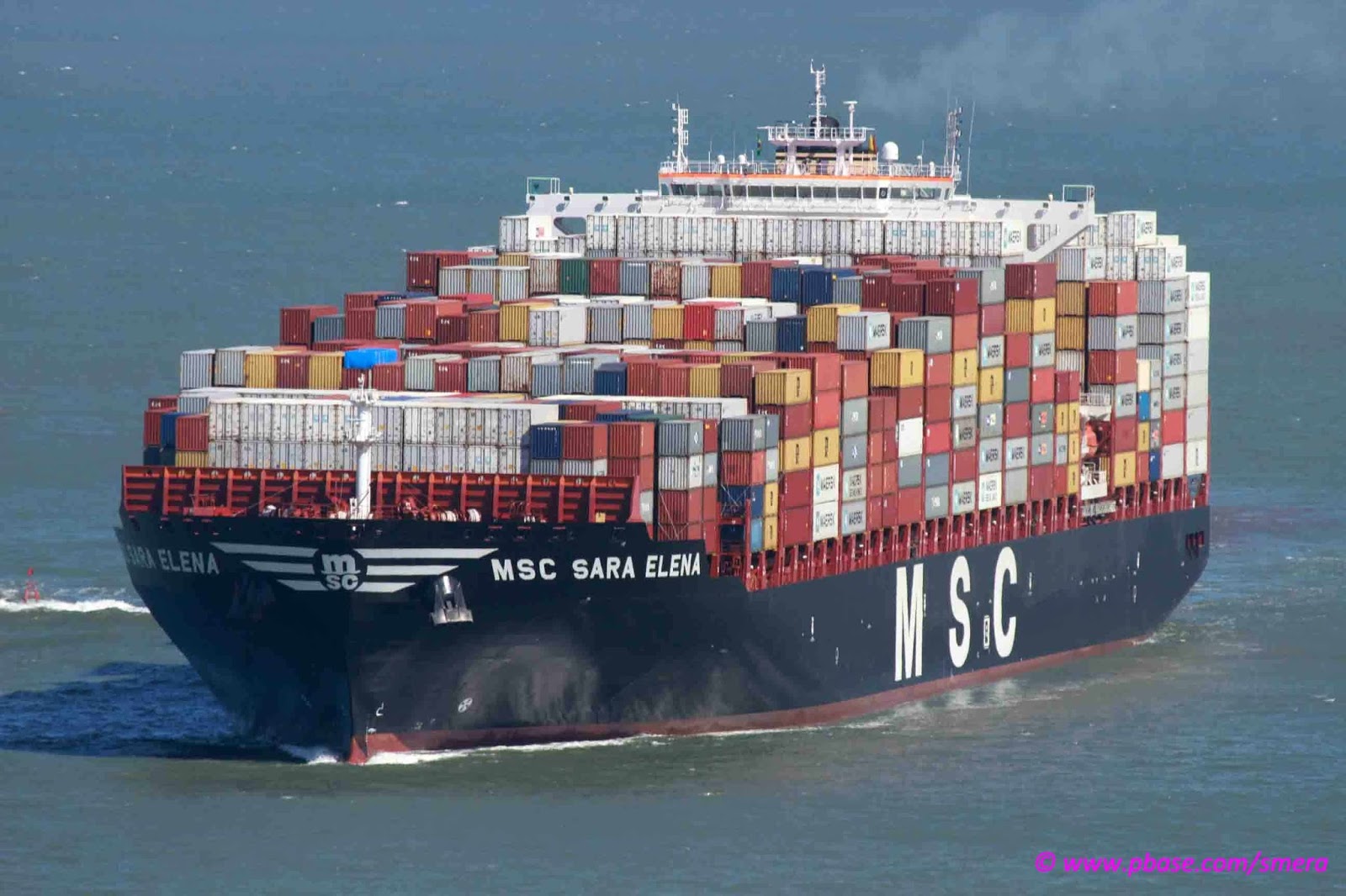 Santos Shiplovers: M/V MSC Sara Elena / 3EMU - Maiden Call Santos