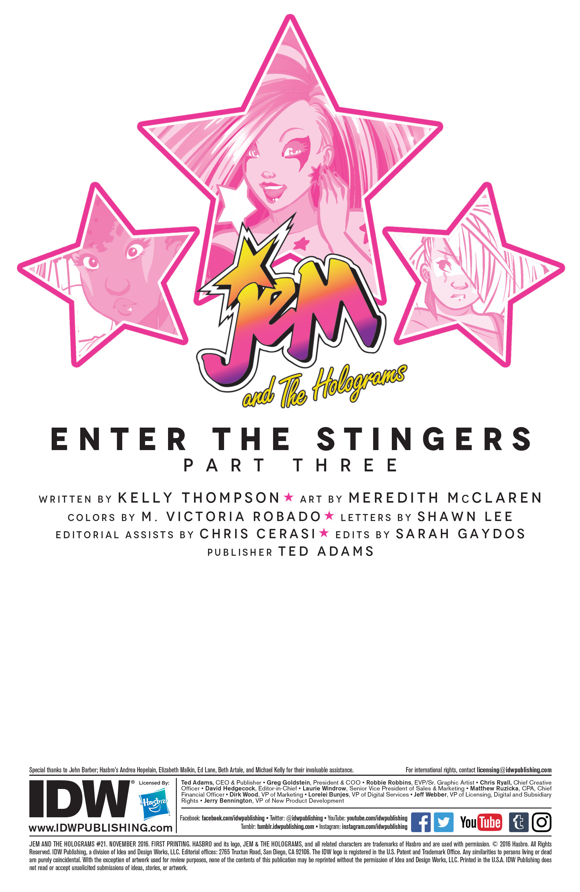 Read online Jem and The Holograms comic -  Issue #21 - 2