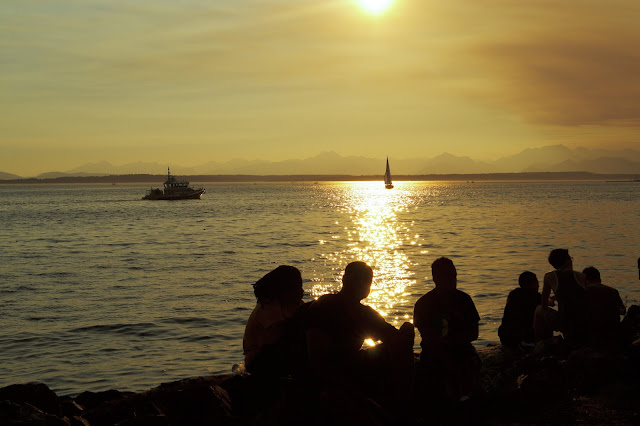 Seattle Hempfest Festival Sunset