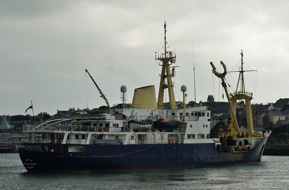 VESSELS AT HOLYHEAD Trinity House vessel Patricia pictured this