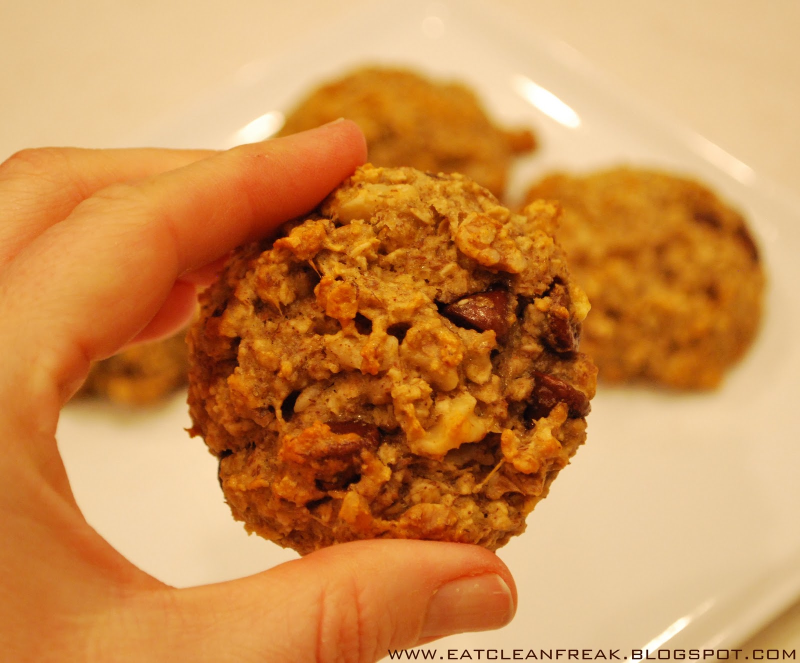 CLEAN FREAK Banana Nut Oatmeal Chocolate Chip {no guilt} Cookies