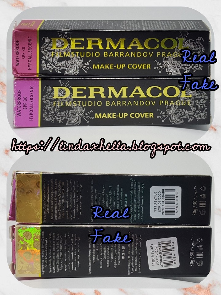 Lulu's Life Dermacol Foundation Cover Real VS Fake