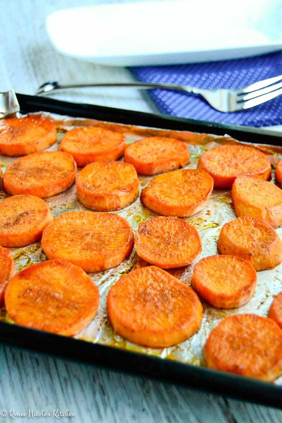 Oven Roasted Sweet Potatoes Dessert For Two