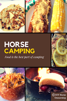 How to go Horse Camping: What to pack - Food