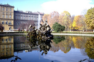 Fontana del Tritone nei Giardini Reali