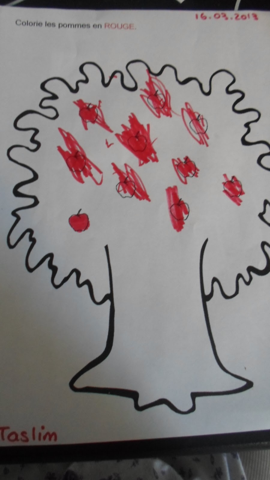 Exercice divers de Tess