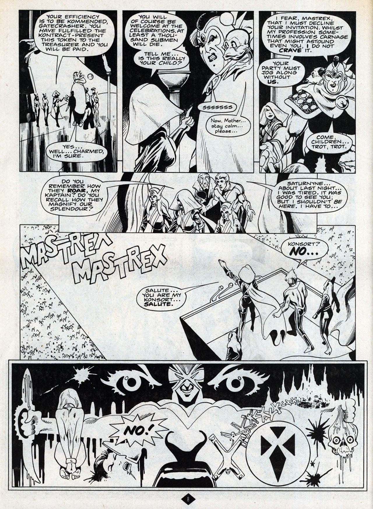 Read online Captain Britain (1985) comic -  Issue #6 - 8