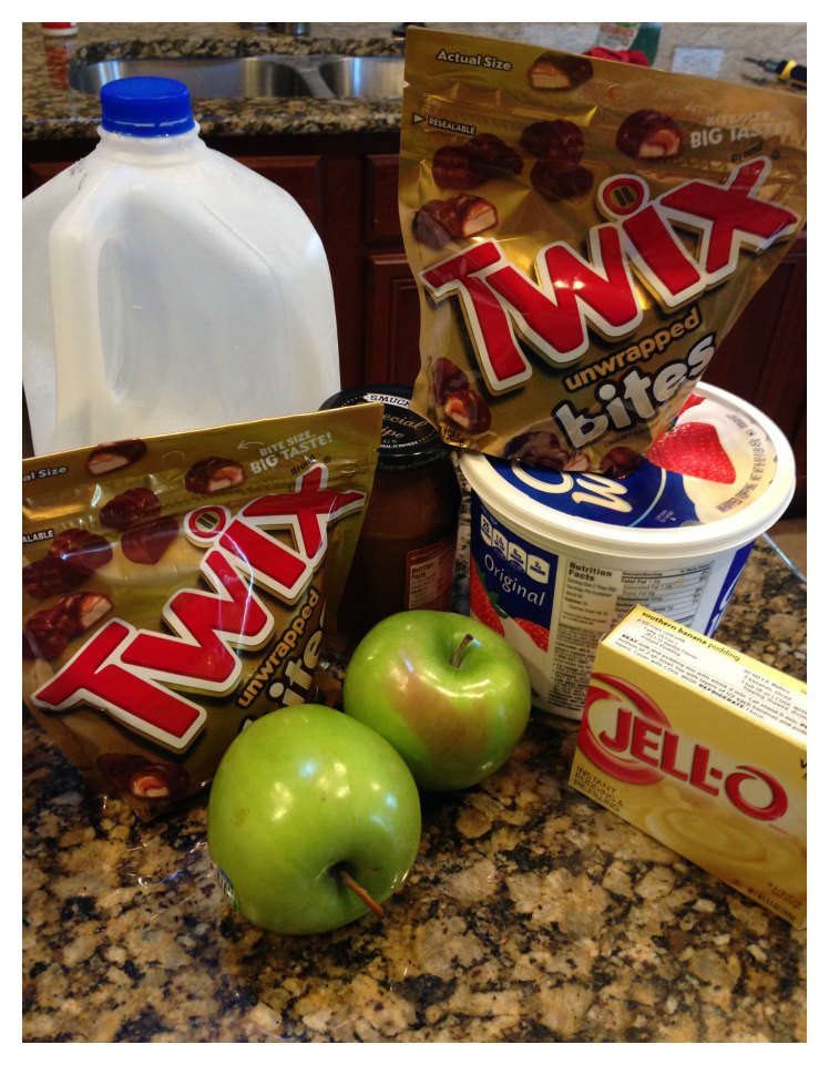 No Bake TWIX Caramel Apple Salad Recipe Recipes Guide Online
