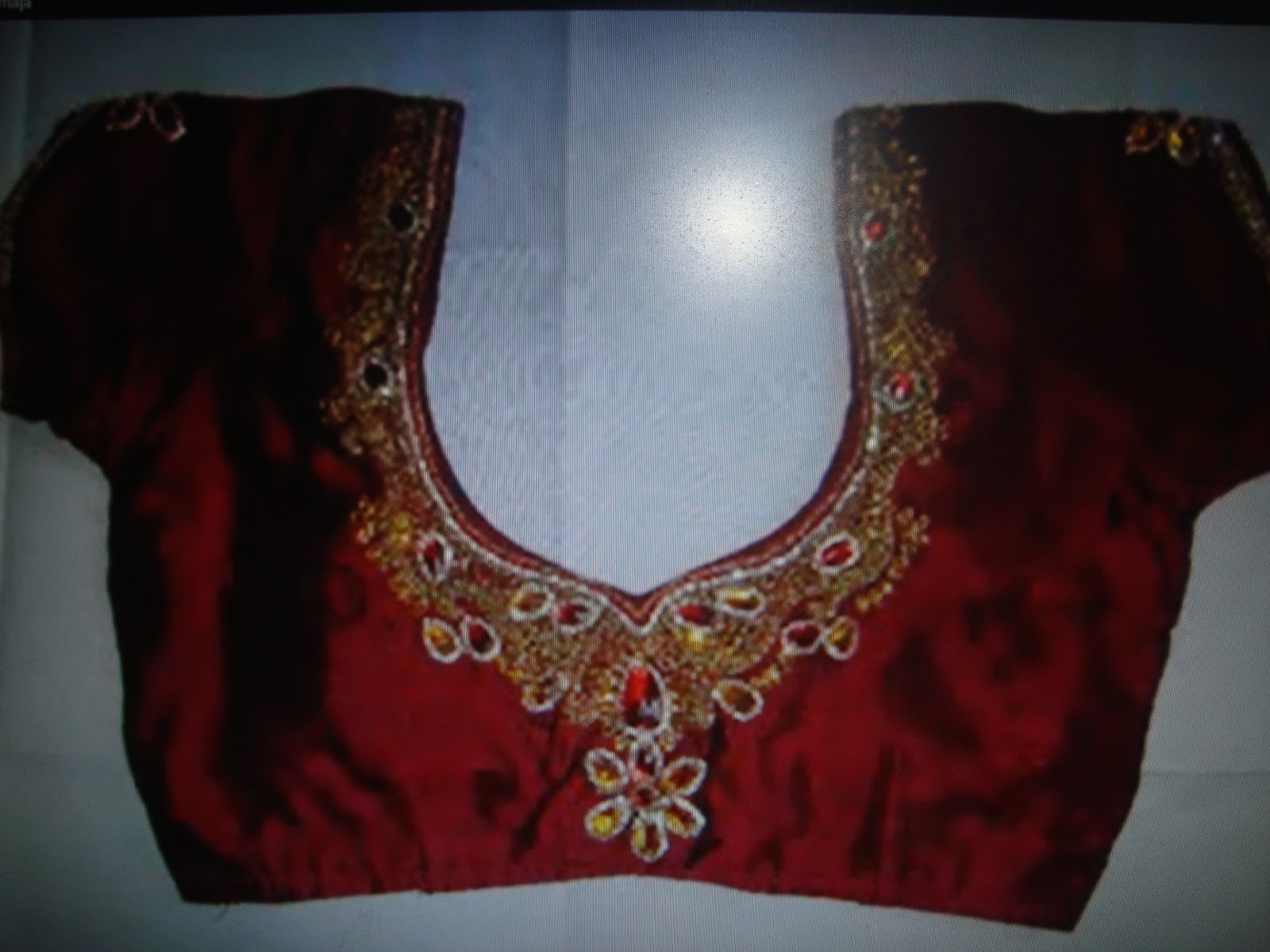 MODELS OF BLOUSE DESIGNS HAND EMBROIDERY MACHINE