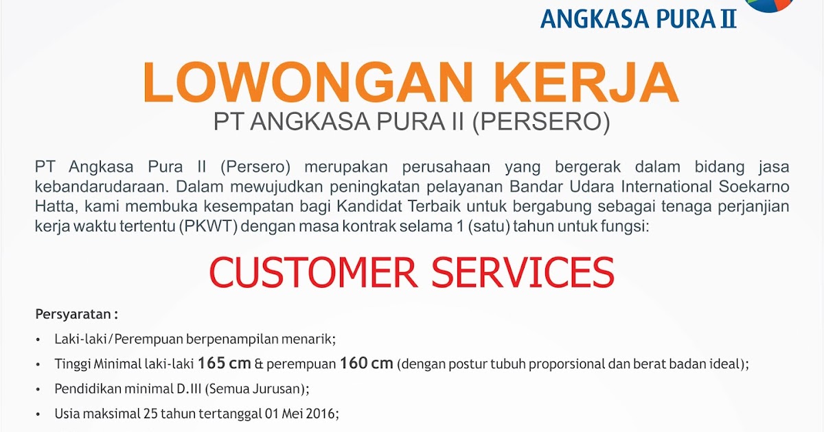 Image Result For Lowongan Kerja Angkasa Pura Image Result For Lowongan Kerja Angkasa Pura