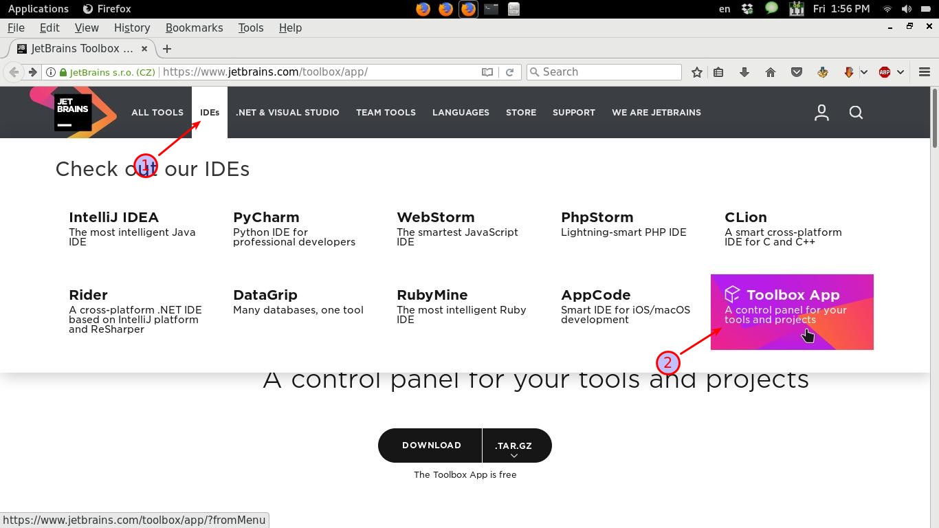 شرح JetBrains ToolBox لتنزيل برمجيات JetBrains الخاصة بالمطورين