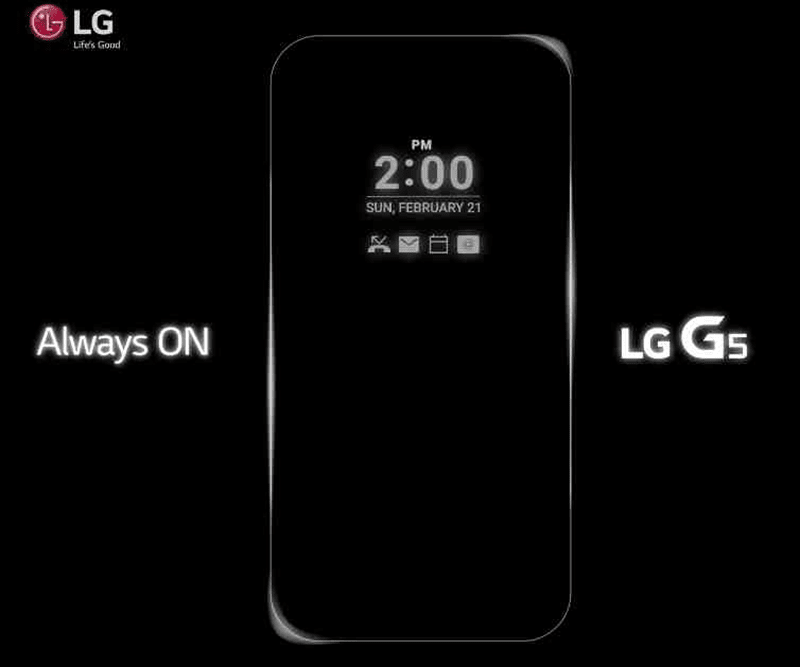 LG G5 always on