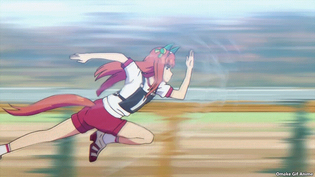 Omake Gif Anime - Uma Musume - Pretty Derby - Episode 11 - Silence Suzuka&a...