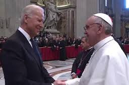 Pope Francis and Joe Biden