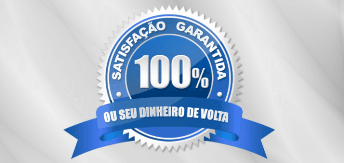 satisfação garantida 100%