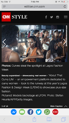 2 Latasha Ngwube and her new project 'About That Curvy Life' featured on CNN