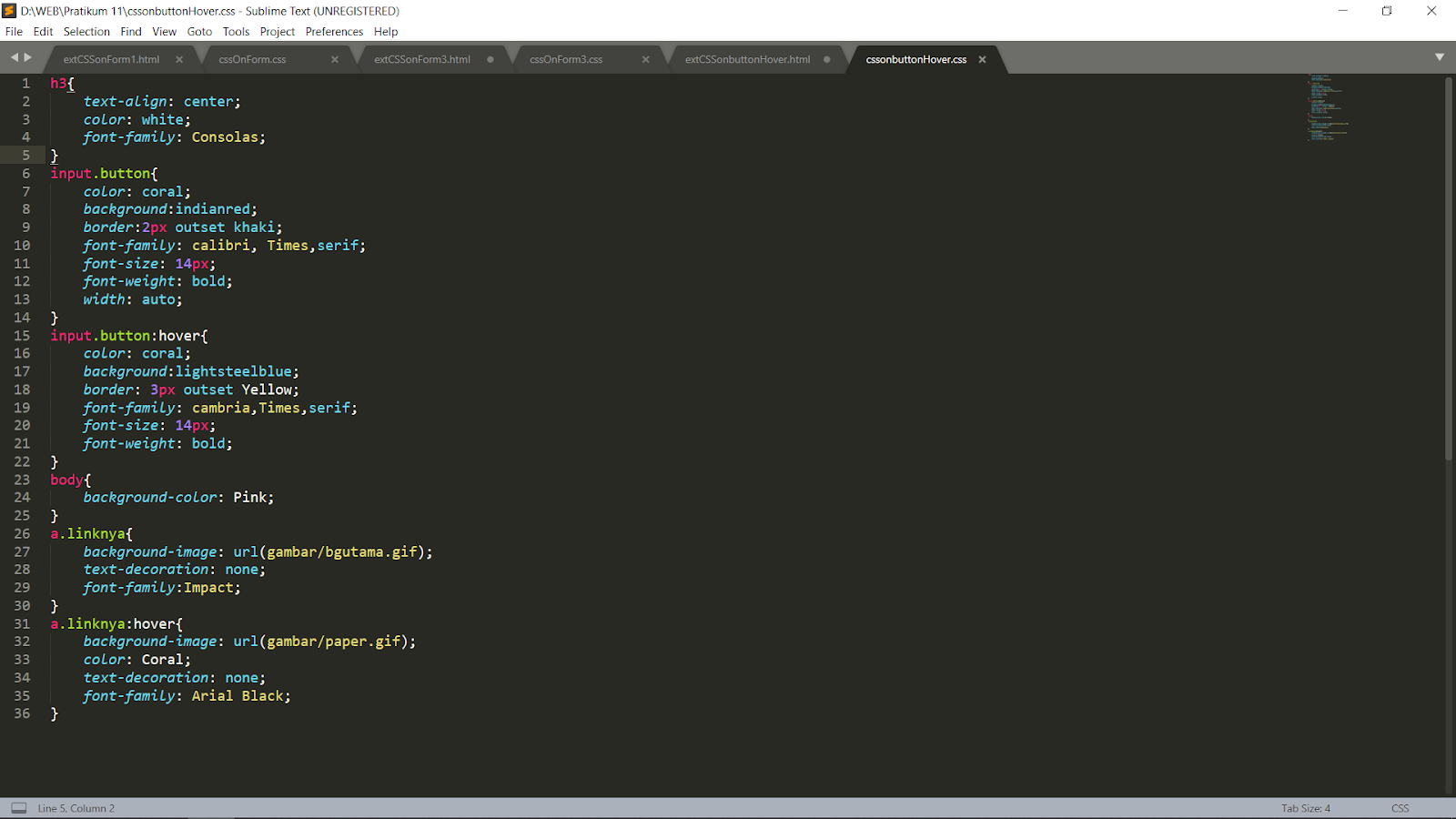 Menyajikan CSS untuk Memformat Tampilan Form - Serba Serbi Programming