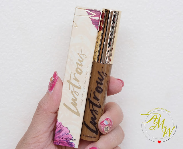 a photo of Lustrous Lip & Cheek Tint in shade Raw Review by Nadine Lustre x BYS