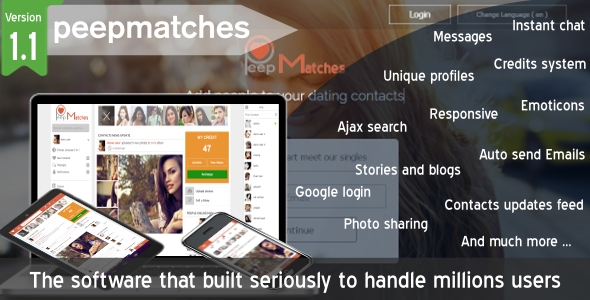 Chameleon is the most advanced version of matchmaking software to date...