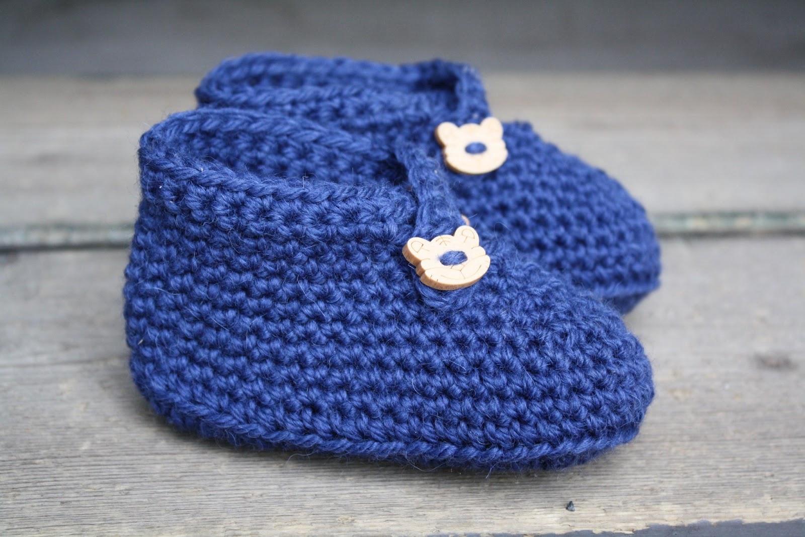 Simple Baby Booties