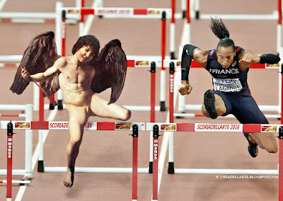 Caravaggio's Athletics World, Rio 2016 fotomontaggio Caravaggio-Olimpiadi Rio 2016