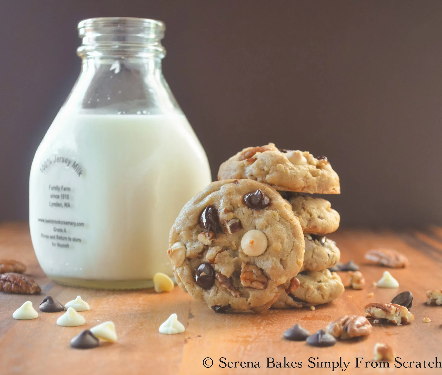 I Want To Marry You Chocolate Chip Cookies with Milk: Serena Bakes Simply From Scratch