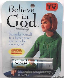 believe in god instantly breathspray funny product