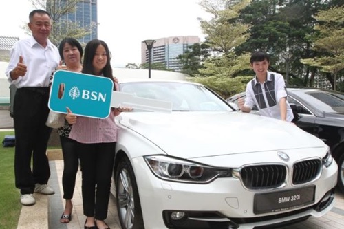 Pemenang cabutan bertuah SSP BSN dapat hadiah kereta BMW, kelebihan beli Sijil Simpanan Premium (SSP BSN), pemenang hadiah lucky draw SSP BSN, super power 10 BSN