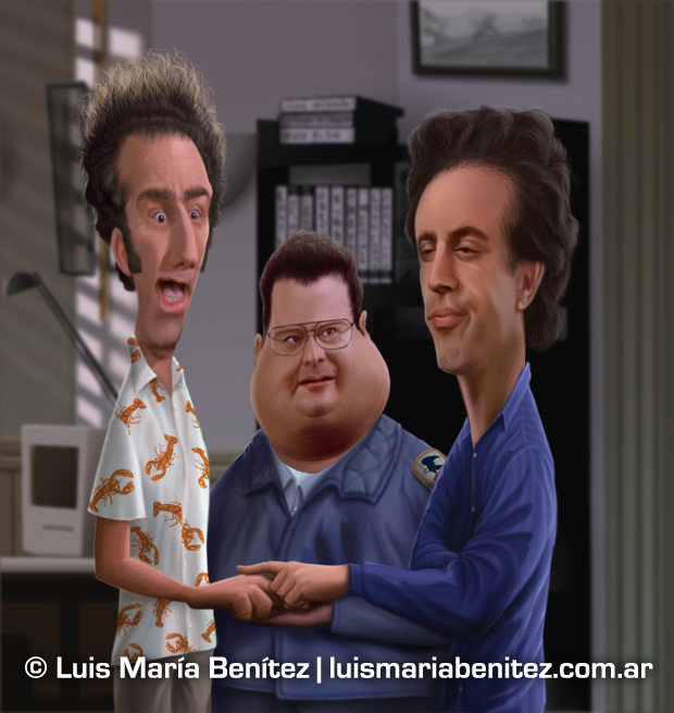 Seinfeld illustration by © Luis María Benítez