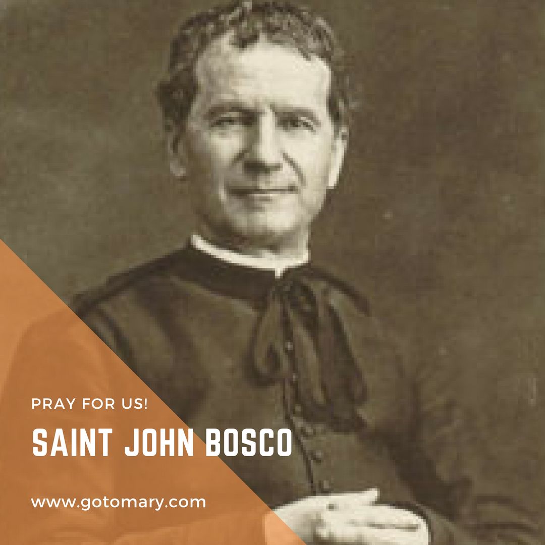 Saint John Bosco Go to Mary