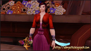 Aerith of FF7 in World of Warcraft