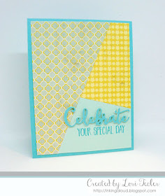 Celebrate Your Special Day card-designed by Lori Tecler/Inking Aloud-stamps and dies from Lil' Inker Designs