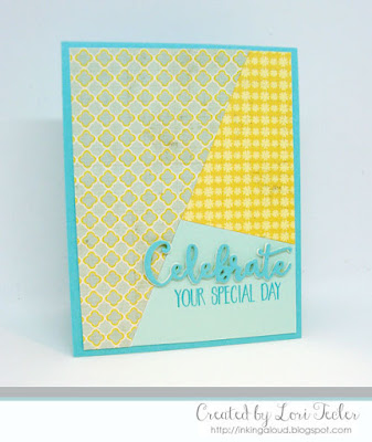 Celebrate Your Special Day card-designed by Lori Tecler/Inking Aloud-stamps and dies from Lil' Inker Designs Celebrate Your Special Day card-designed by Lori Tecler/Inking Aloud-stamps and dies from Lil' Inker Designs