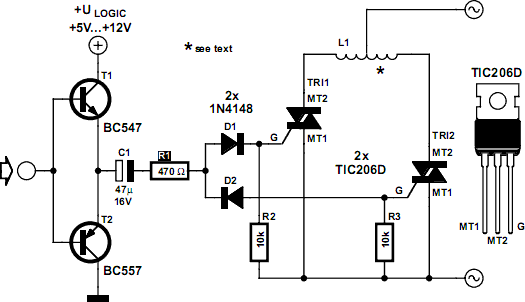 Model Railway Controller Circuit Diagram