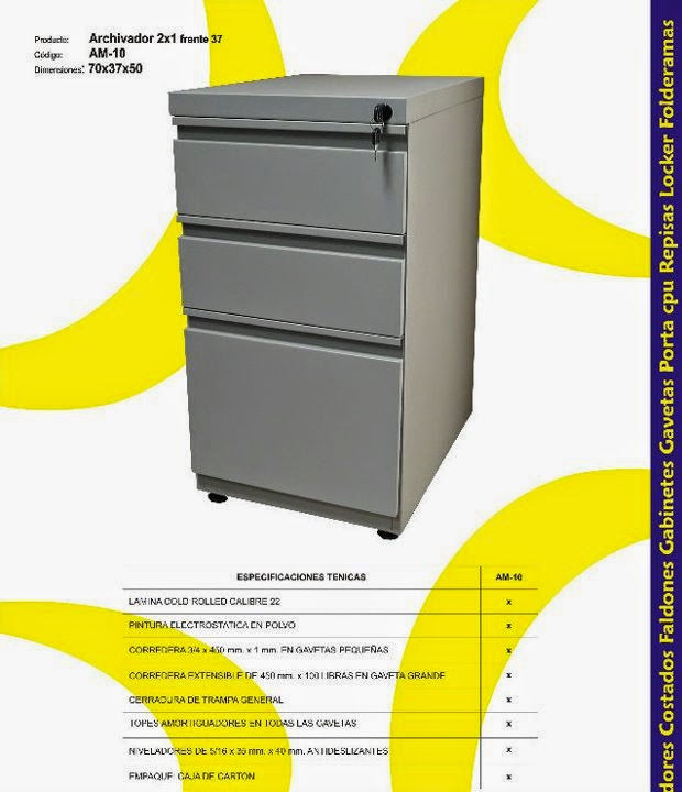 ARCHIVADORES METALICOS: marzo 2015
