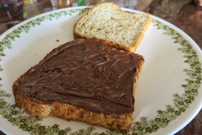 chocolate & salami sandwich