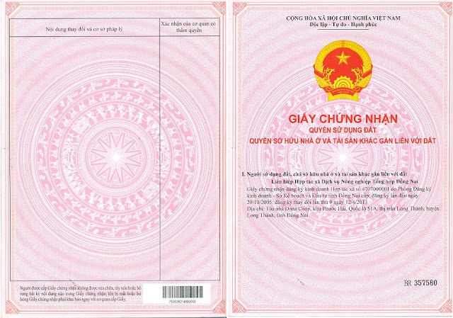Sổ đỏ khu đô thị Long Hưng Sổ đỏ khu đô thị Long Hưng