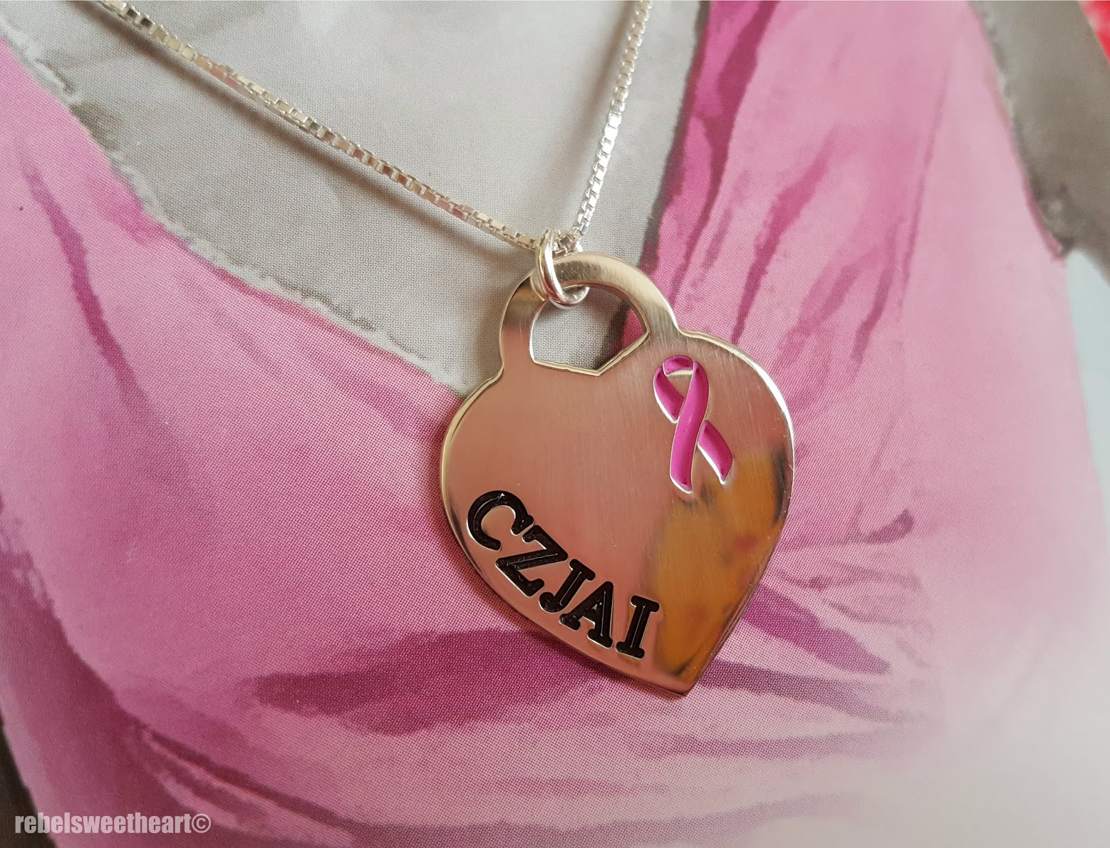 breast cancer survivor gift- necklace | kandsimpressions