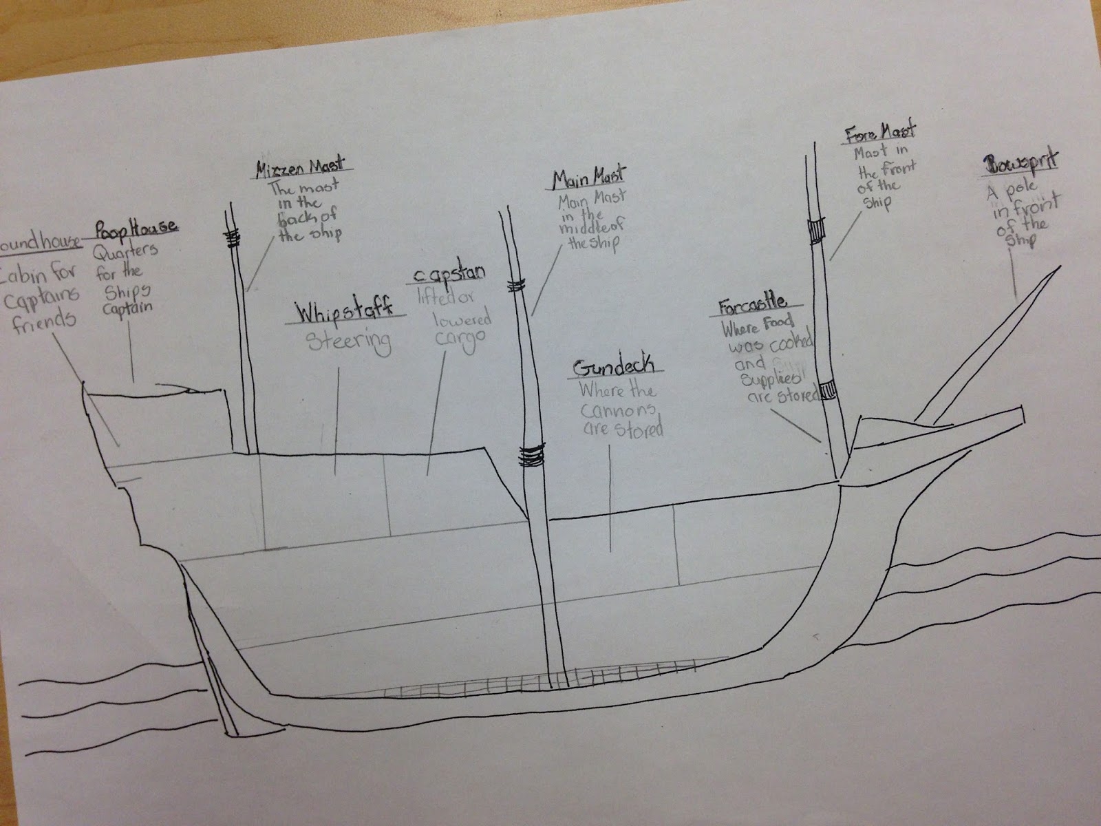 Lesson Deli: Mayflower Diagrams