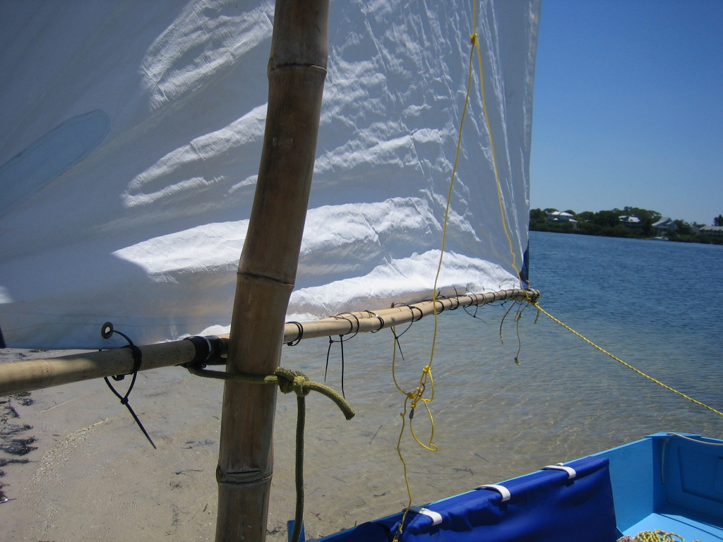 Featherwind / Nutmeg Build: New Sail and Mast