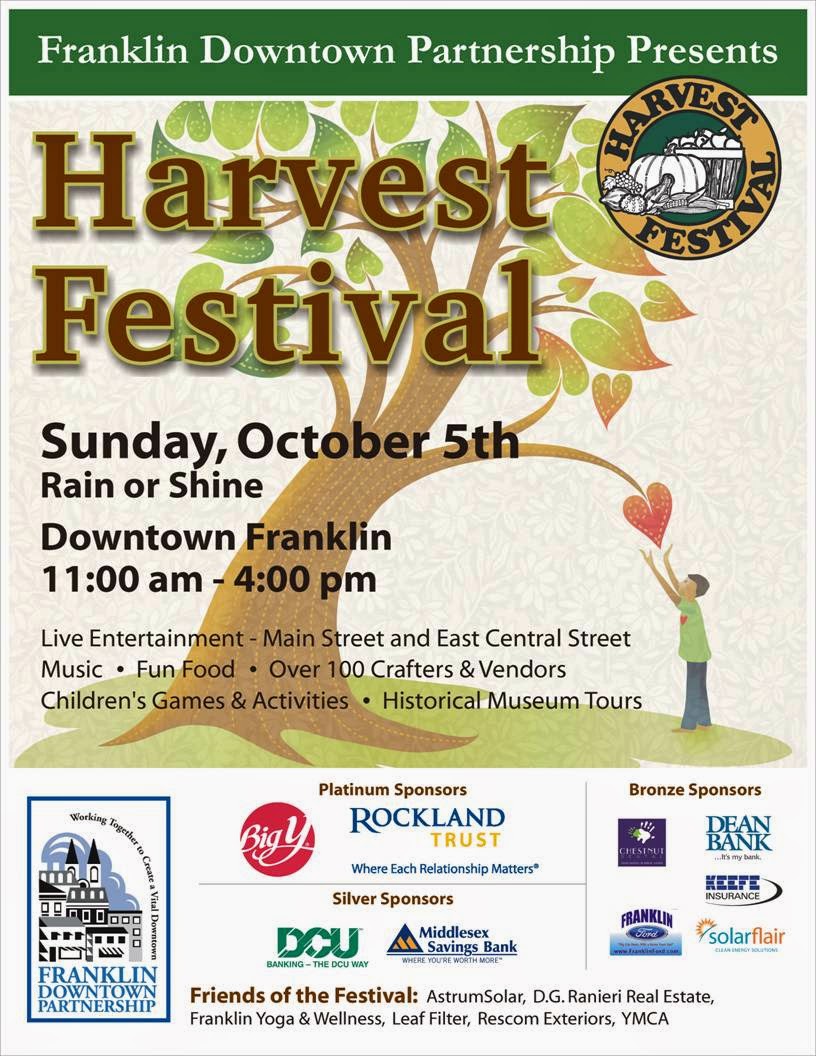 Franklin Matters Harvest Festival Sunday, Oct 5th