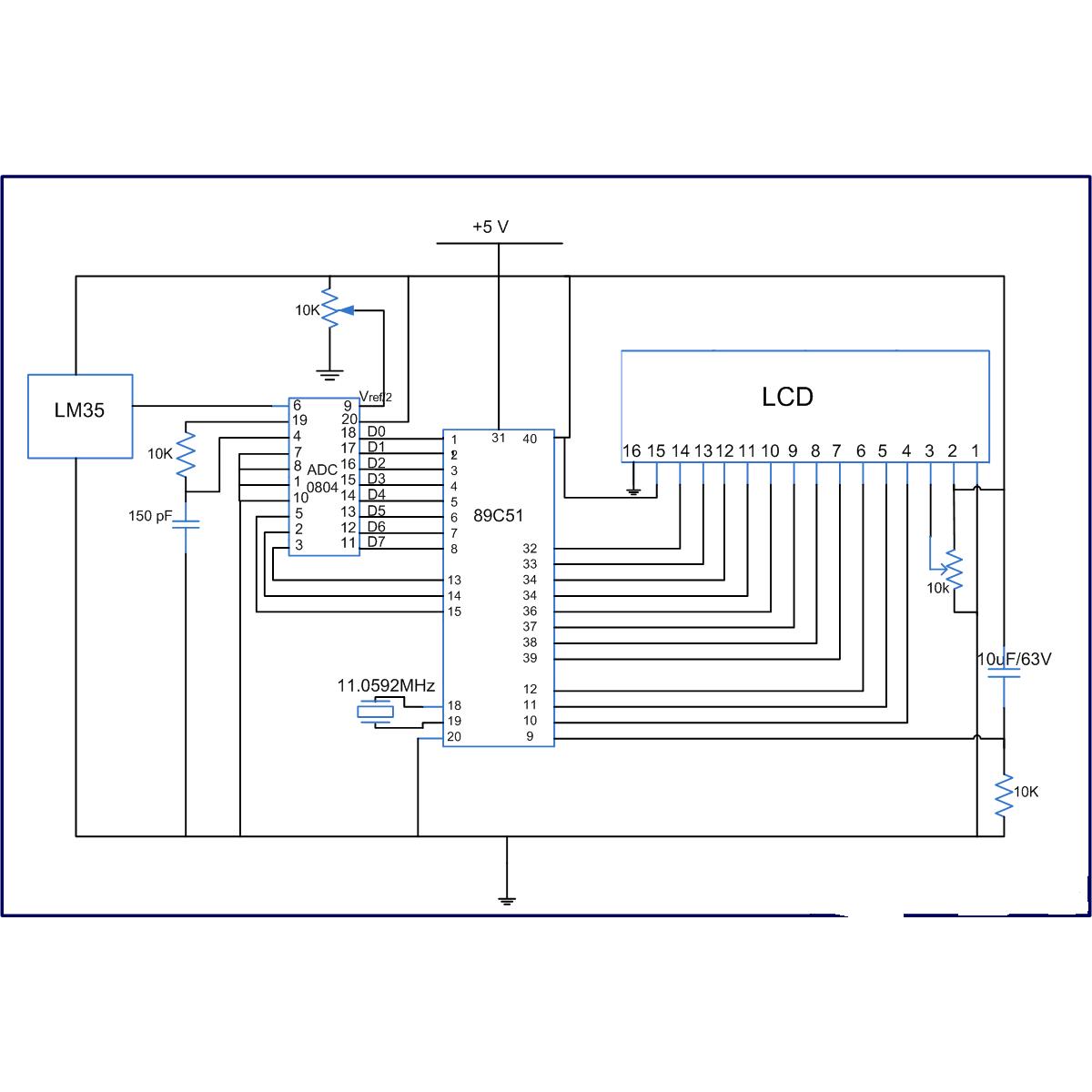 Embedded Technology : Temperature sensor interfacing with 8051